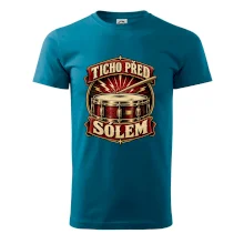 Ticho před sólem - vintage bubenický emblém