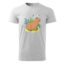 Kapybara a ptáček