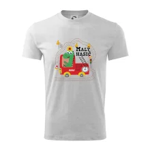 Malý hasič - auto a dinosaurus