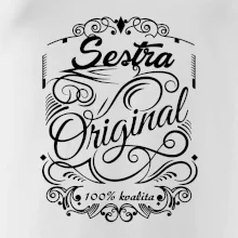 Vintage nejlepší sestra 100% kvalita