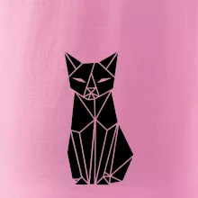 Origami kočka zepředu