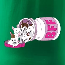 Bullterrier Friends Forever růžové (Pecka design)