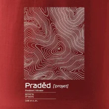 Praděd - vrstevnice v obdélníku