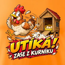 Útěk slepice z kurníku