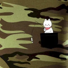 Kočka s rybou v kapse