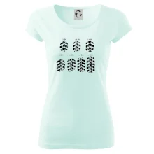 Pneumatiky - obtisk v závislosti na tlaku