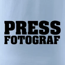 Novinář nápis - Press Fotograf