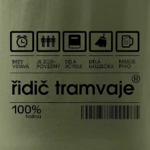 Čárový kód Řidič tramvaje