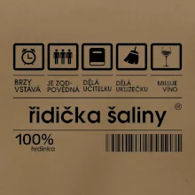 Čárový kód - řidička šaliny