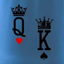 King & Queen logo na prso