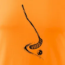 Minimalistická florbalka s míčkem