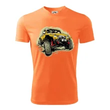 Žlutý offroad s navijákem