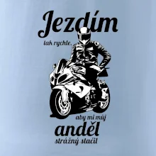 Silniční motorka - jezdím tak rychle, aby mi můj anděl strážný stačil