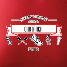 Jsem v pohodě jsem z ... (vlastní název a jméno)