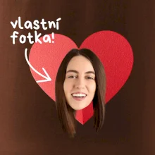 Vlastní fotka v srdci