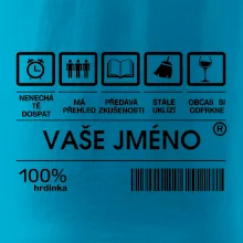 Vaše jméno - čárový kód