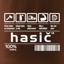 Čárový kód - Hasič