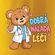 Dobrá nálada léčí - medvídek doktor s palcem nahoru