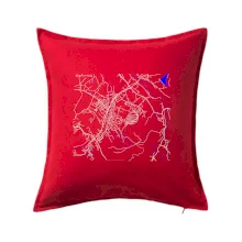 Kopřivnice - Mapa s vodními toky