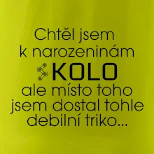 Chtěl jsem dostat k narozeninám kolo