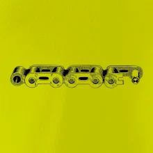 Cyklistický řetěz nákres