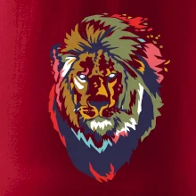 Hlava lva kreslená jednoduchá