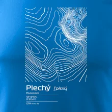Plechý - vrstevnice v obdélníku