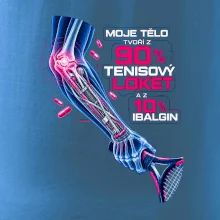 Moje tělo tvoří z 90 % tenisový loket