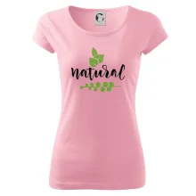 Natural - nápis v listech