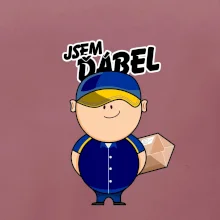 Jsem ďábel doručovatel modro žlutý