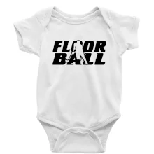 Floorball nápis rovný