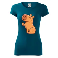 Kapybara s palcem nahoru