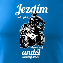 Silniční motorka - jezdím tak rychle, aby mi můj anděl strážný stačil