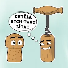 Zátka - chtěla bych taky lítat