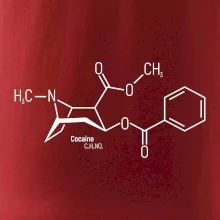 Molekulární struktura Cocaine Kokain