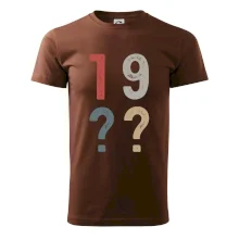 Vintage číslice - vlastní rok