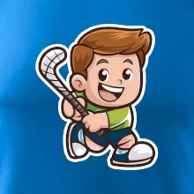 Ikona pozemní hokej kluk