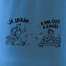 Já sbírám ona čistí a zavaří