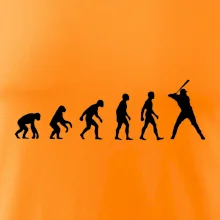 Evoluce baseball pálkař nápřah