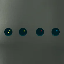 Evolution squash ball