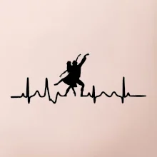 EKG tanec - tančící dvojice