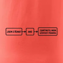 Jsem z října mám vždycky pravdu diagram