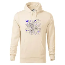 Budějce  - Mapa s vodními toky