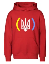 Ukrajina trojzubec s barvami