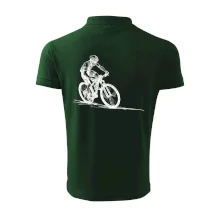 MTB kreslený cyklista