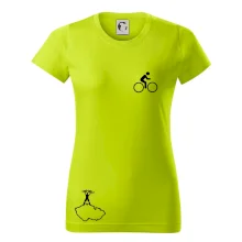 Mapa ČR + kolo na prsu