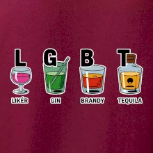 LGBT -  Likér, Gin, Brandy, Tequila