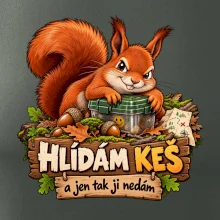 Hlídám keš veverka s pokladem