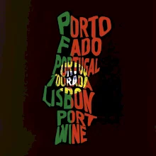 Mapy - názvy měst - Portugalsko