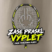 Badminton prasklý výplet